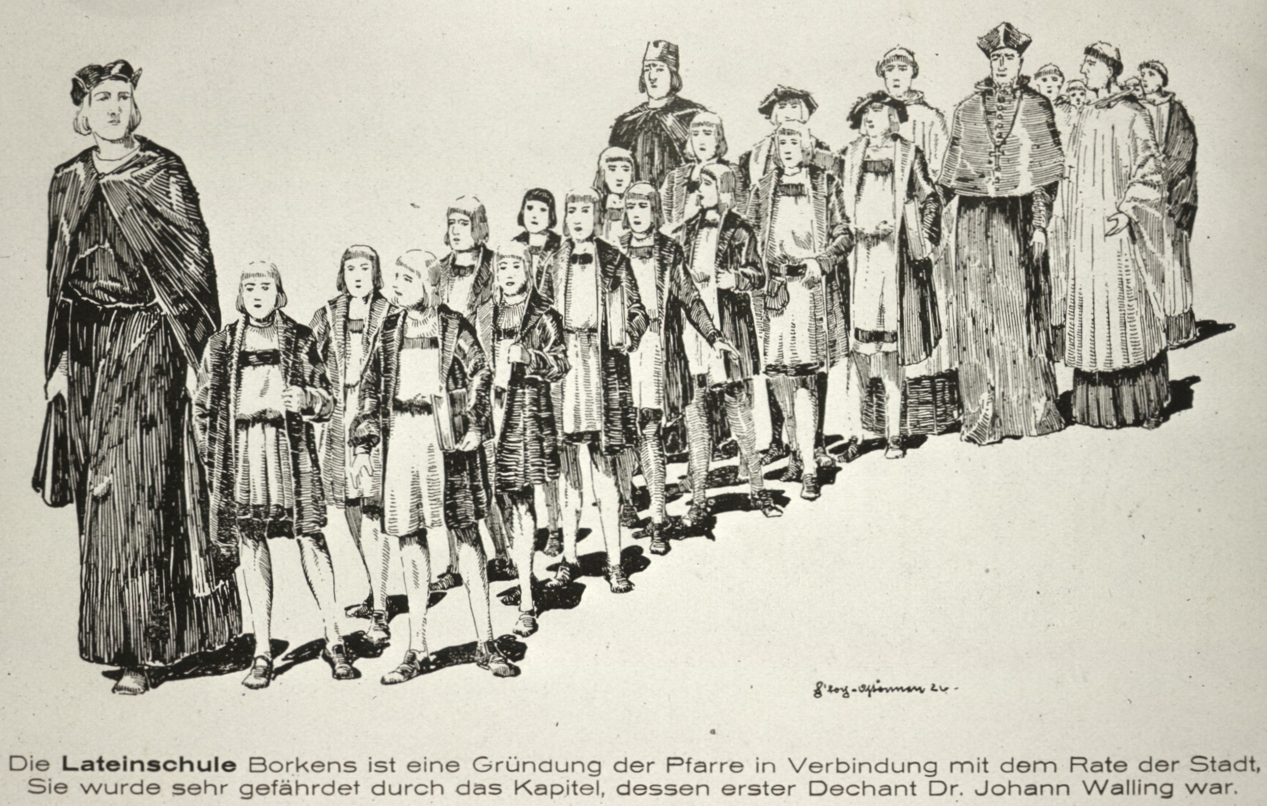 Festumzug 1926 Lateinschule